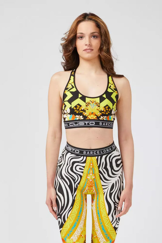 Sunshine Stretch Top with Logo Elastic