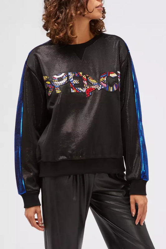 Chic Embellished Side Band Sweatshirt