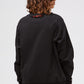 Oriental Print Oversized Sweatshirt