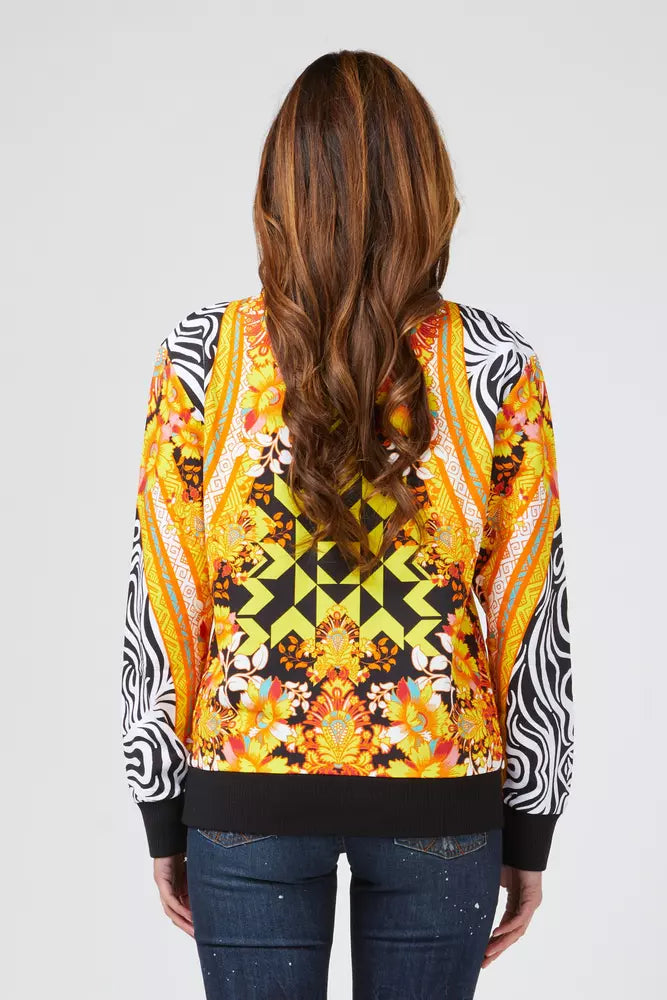 Chic Multicolor Fantasy Sweater