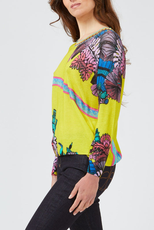 Vibrant Fantasy Lightweight Long-Sleeve Shirt