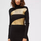 Elegant Knitted Polo Neck Dress