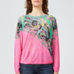 Chic Fuchsia Fantasy Lightweight Long-sleeved Shirt