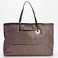Glittering Gold Shoulder Bag with Lacquered Handle