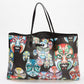 Oriental Fantasy Print Chic Shoulder Bag