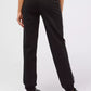 Chic Black Sweatpants with Logo Side Bands