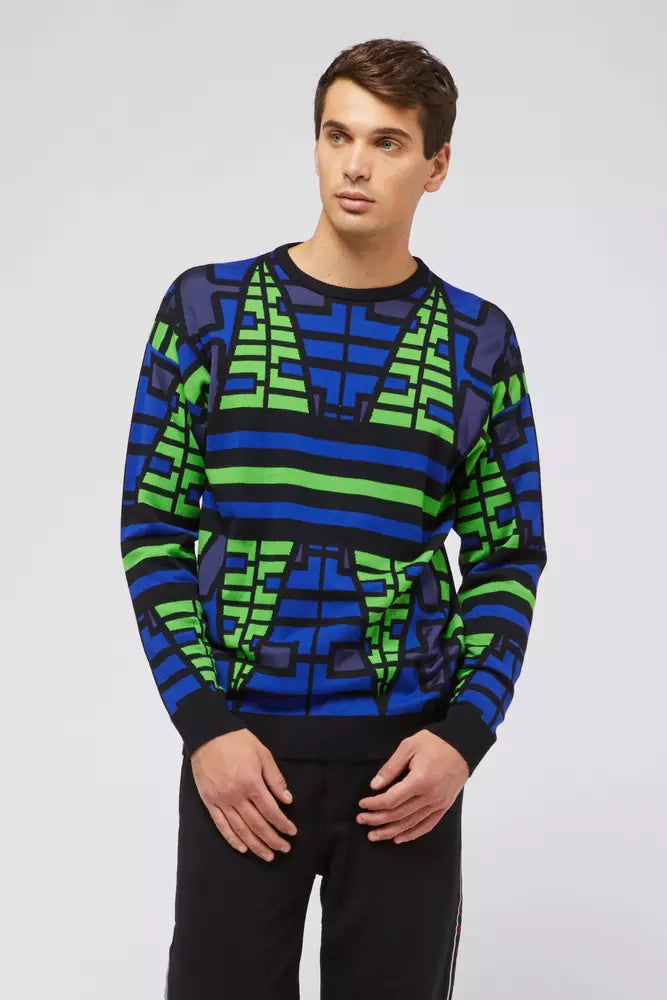 Multicolored Fantasy Men's Sweater