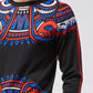 Chic Multicolored Fantasy Sweater
