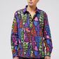 Eccentric Chic Multicolor Long Sleeve Shirt