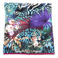 Floral Fantasy Silk Foulard Scarf
