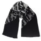 Elegant Animalier Fantasy Wool-Blend Scarf