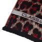 Burgundy Animalier Fantasy Logo Scarf
