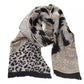 Chic Animalier Wool-Blend Scarf