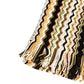 Geometric Fantasy Multicolor Fringed Scarf
