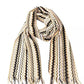 Geometric Fantasy Multicolor Fringed Scarf