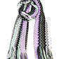 Geometric Fantasy Fringed Scarf