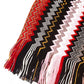 Geometric Fantasy Fringed Scarf