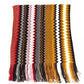 Geometric Fantasy Fringed Scarf
