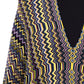 Geometric Fantasy Fringed Poncho