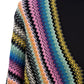 Geometric Fantasy Fringed Poncho