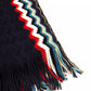 Geometric Fantasy Fringed Scarf in Multicolor