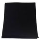 Elegant Fringed Logo Scarf in Black