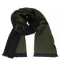 Elegant Green Fringed Scarf