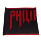 Elegant Fringed Red Scarf