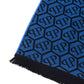 Chic Monogram Fringed Scarf