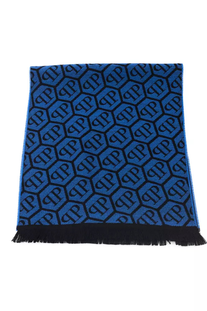 Chic Monogram Fringed Scarf