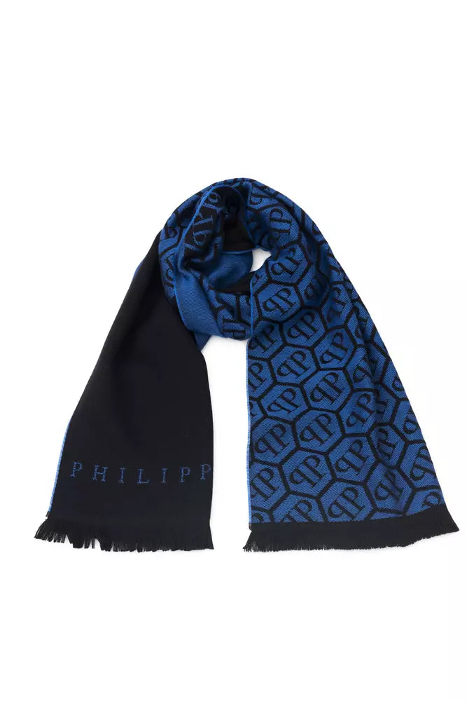 Chic Monogram Fringed Scarf