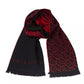 Elegant Fringed Monogram Scarf