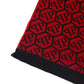 Elegant Fringed Monogram Scarf