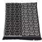 Elegant Monogram Fringed Scarf