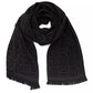 Chic Monogram Fringed Scarf