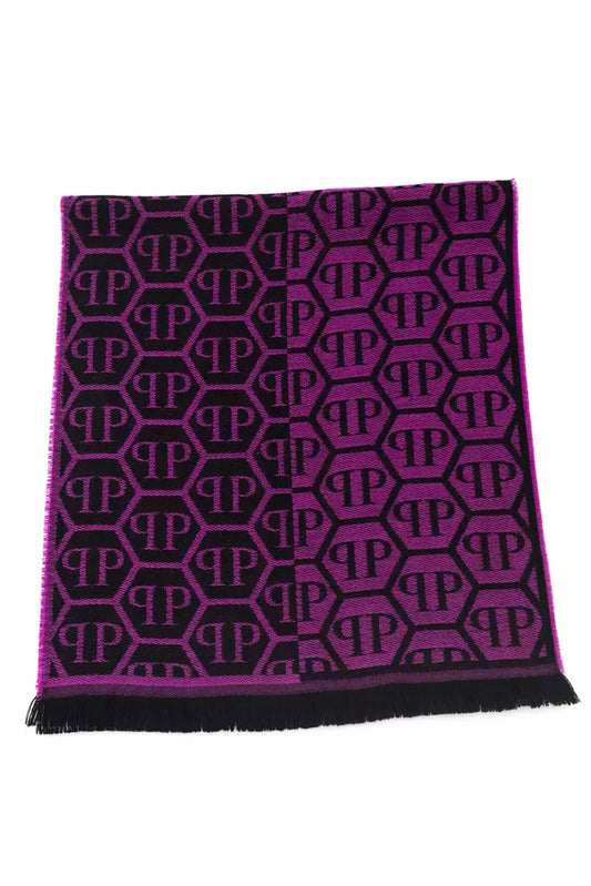 Elegant Monogram Fringed Scarf