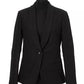 Elegant Slim Cut Fabric Jacket with Lurex Details