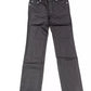 Chic Slim-Fit Gray Pony Skin Label Jeans