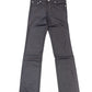 Chic Gray Slim-Fit Pony Logo Jeans