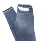 Chic Slim-Fit Embroidered Jeans with Fringed Hem