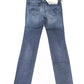 Chic Slim-Fit Embroidered Jeans with Fringed Hem