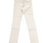 Elegant Slim-Fit Silver Jeans
