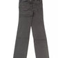 Vintage Chic Black Pony Skin Logo Jeans
