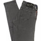 Vintage Chic Black Pony Skin Logo Jeans