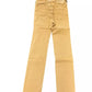 Chic Beige Vintage-Inspired Designer Jeans