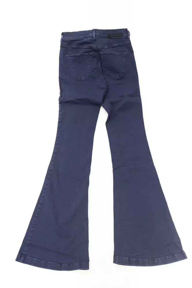 Vintage Charm Blue Skinny Fit Jeans