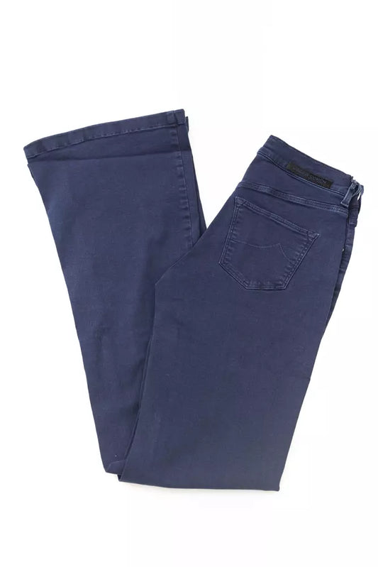 Vintage Charm Blue Skinny Fit Jeans