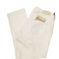 Elegant White Straight Leg Jeans with Chic Detailing