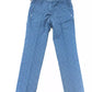 Sophisticated Blue Chino Jeans with Embroidered Logo