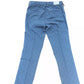 Sophisticated Blue Chino Jeans with Embroidered Logo